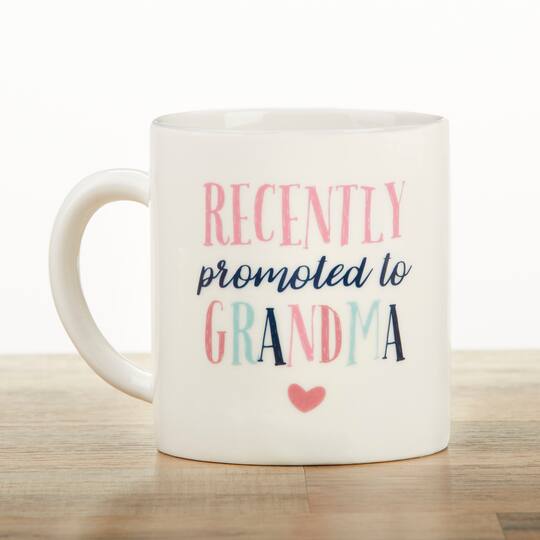 Kate Aspen® Promoted To Grandma 16 oz. White Coffee Mug